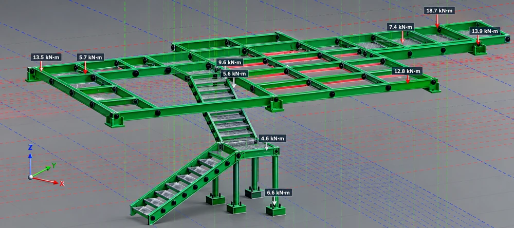 Projeto de estrutura metálica de estrutura metálica